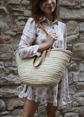 sukienka z falbankami z wiskozy Tamilive